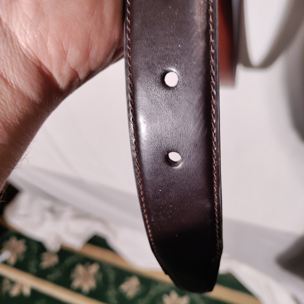 Torino Black European Tanned Cowhide Leather Belt 4531  USA Size 60 1"x66" NWT - Picture 12 of 16